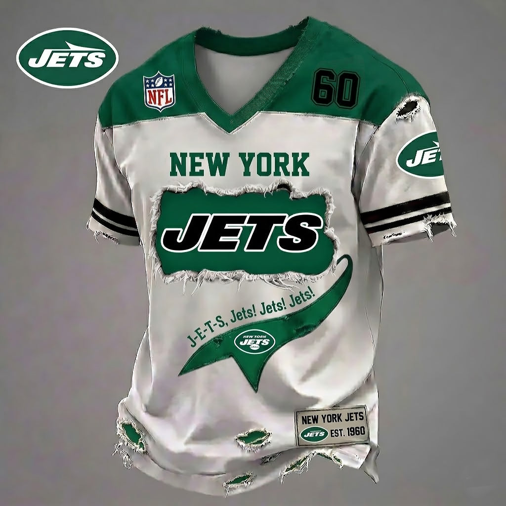 NYJ x NFL Luxury V8 Classic T-shirt DDT 060626 TTTZ