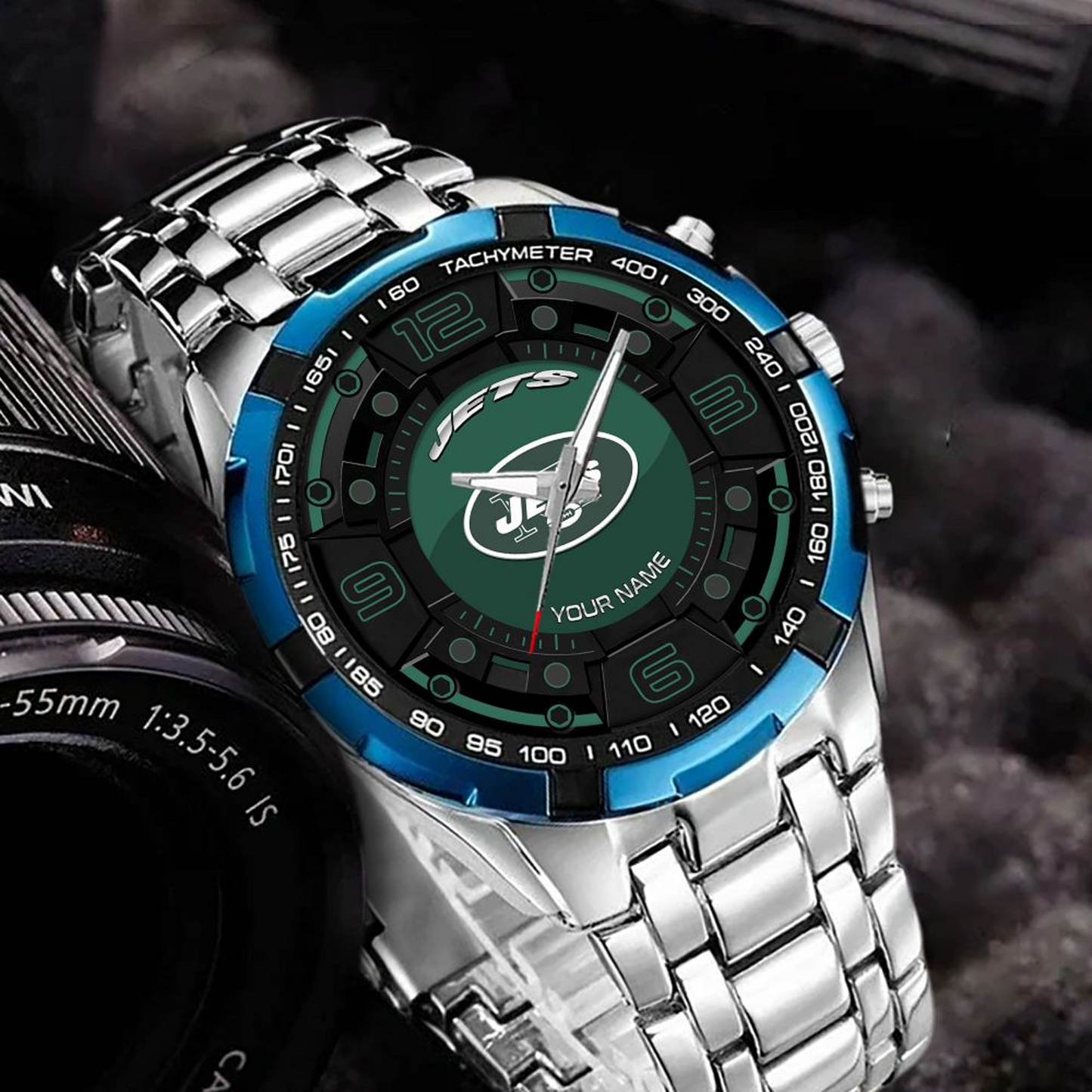 NYJ x NFL Stainless Steel Watch DatND DVT