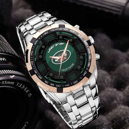 NYJ x NFL Stainless Steel Watch DatND DVT