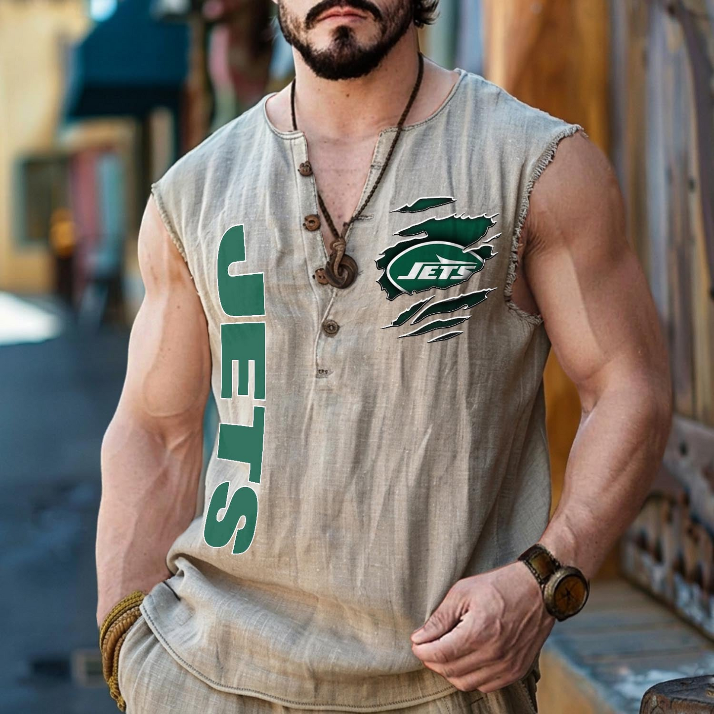 NYJ x NFL Tank Tops 2805 DatND DVT