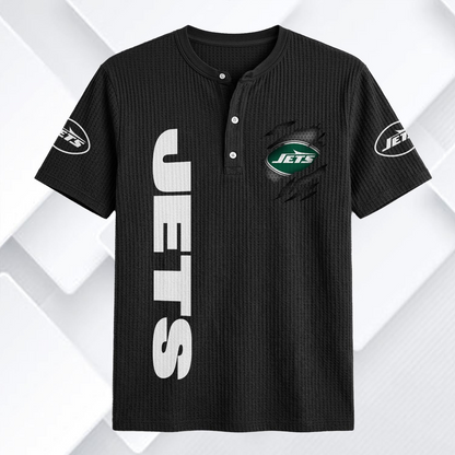 NYJ x NFL Waffle Short-Sleeve Shirt 2205 DatND DVT