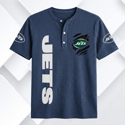 NYJ x NFL Waffle Short-Sleeve Shirt 2205 DatND DVT