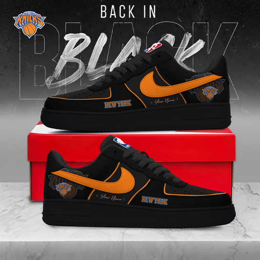 NYK x NBA 2026 Back In Black AF1 Sneakers DDT NTL