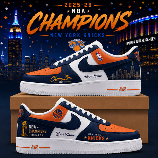 NYK x NBA Finals Champions Luxury AF1 Shoes 150626