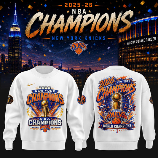 NYK x NBA Finals Champions Luxury Sweatshirt 150626
