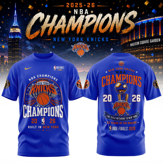 NYK x NBA Finals Champions Luxury V13 Shirt 150626