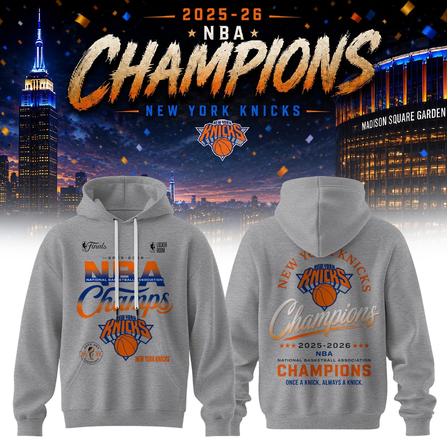 NYK x NBA Finals Champions Luxury V3 Shirt 150626