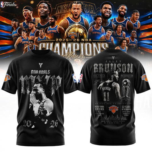 NYK x NBA Finals Champions Luxury V6 Shirt 150626