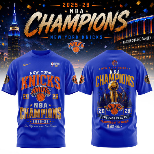 NYK x NBA Finals Champions Luxury V7 Shirt 150626