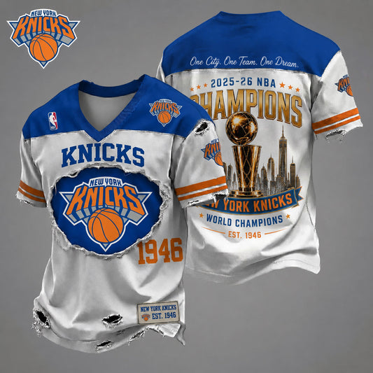 NYK x NBA Finals Champions V2 Luxury Shirt 150626