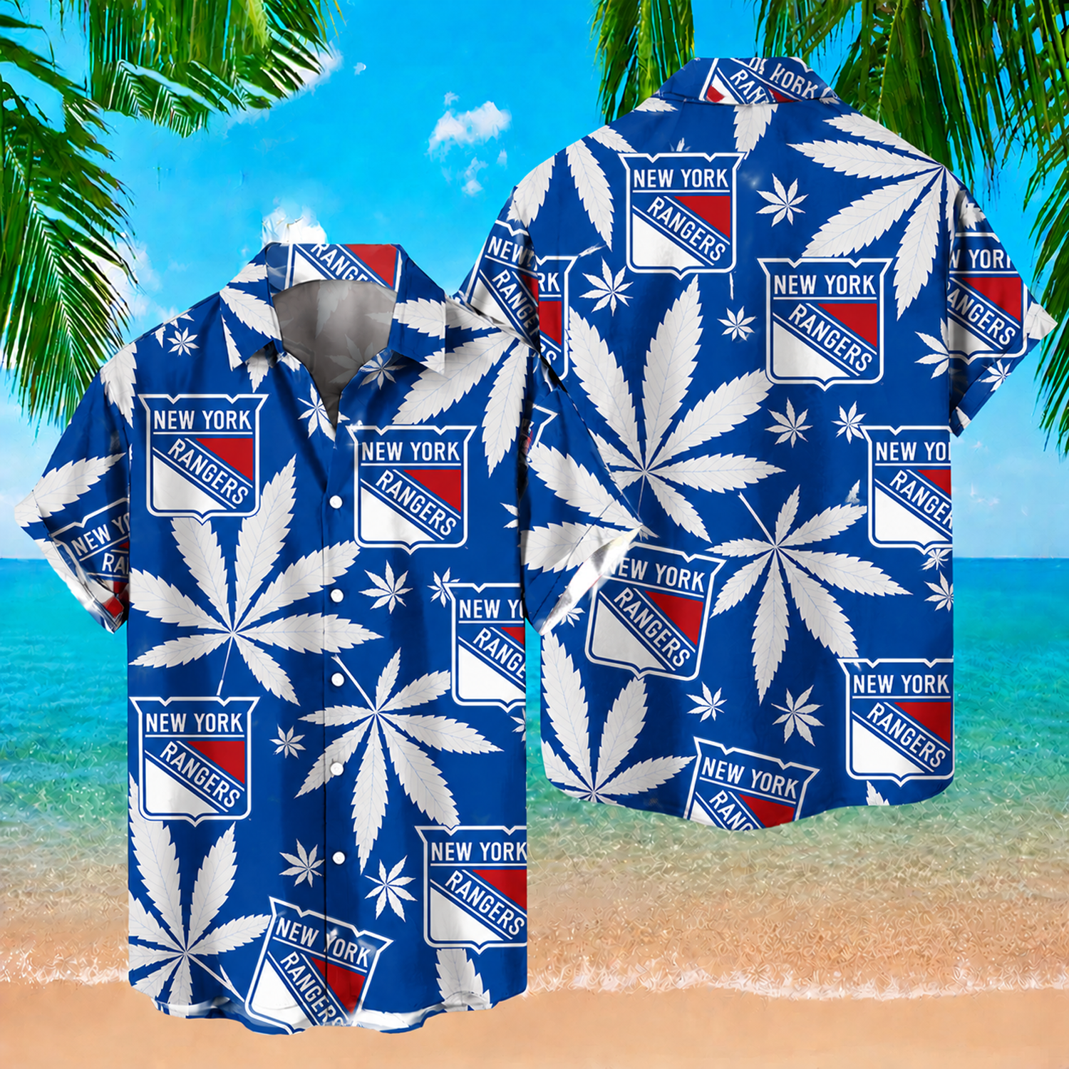 NYR x NHL Hawaiian Shirt 1605 DatND DVT