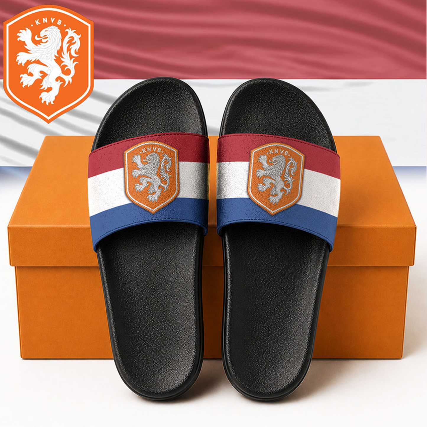 Netherlands Premium WC26 National Team Slide Slippers 0406 DatND DVT