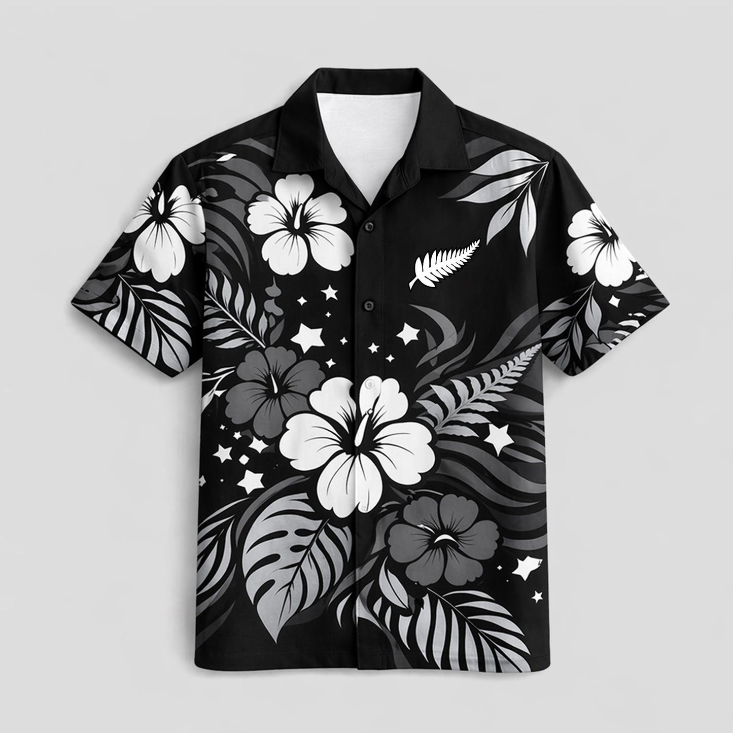 New Zealand World Cup 2026 Floral Hawaiian Shirt PVT02 DATND LBN 90526