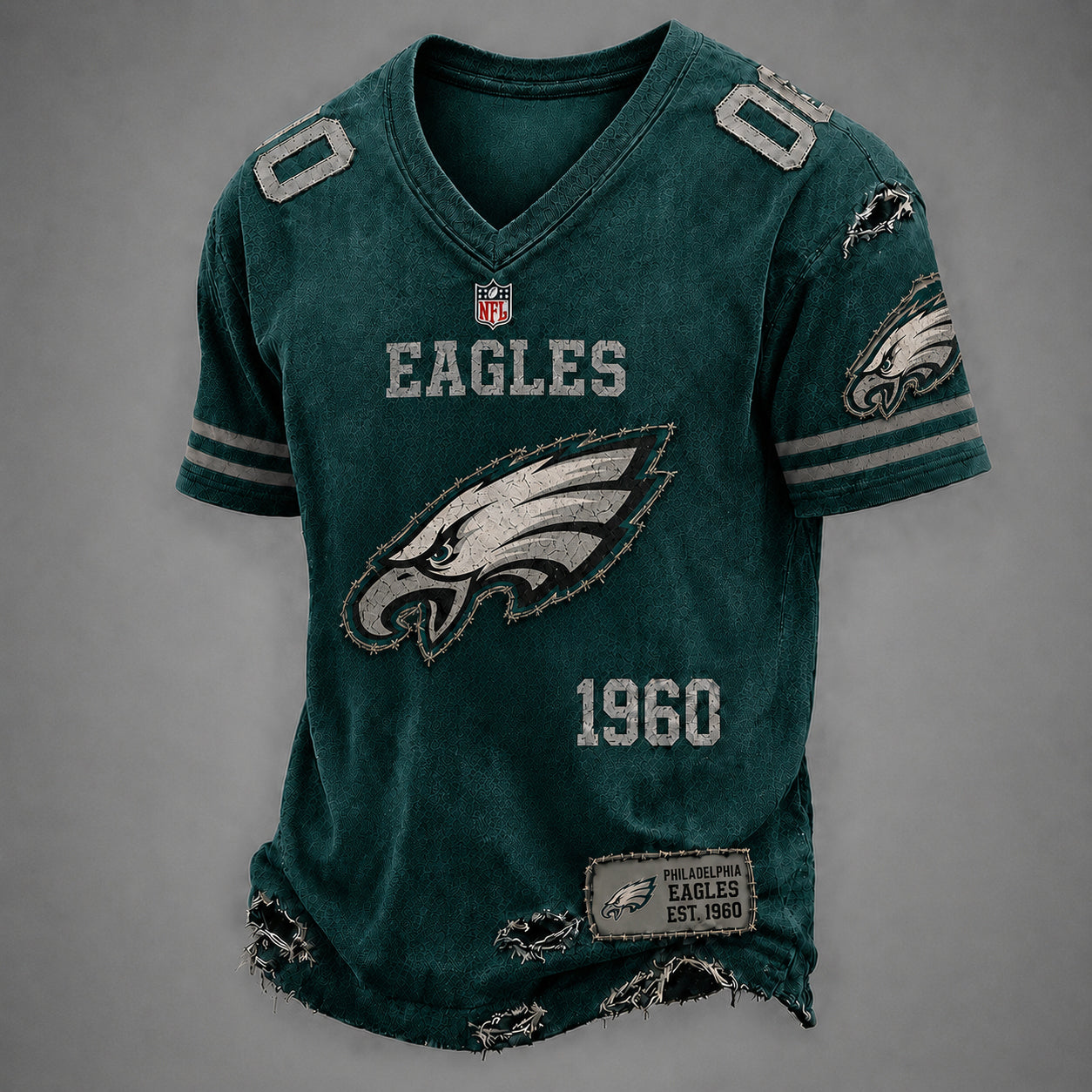 PE x NFL Premium V-neck Shirt 230626
