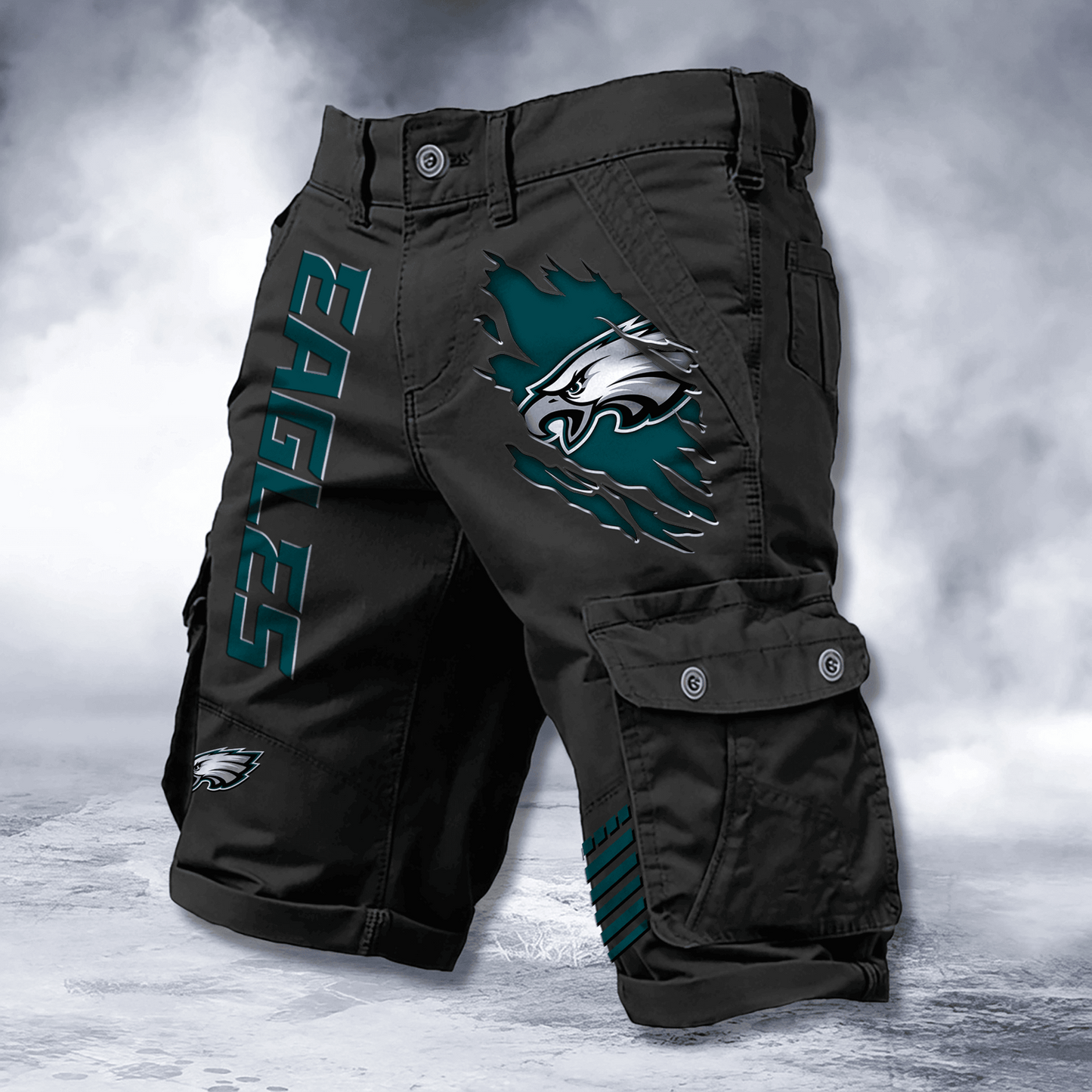 PHI x NFL Cotton Cargo Shorts DATND TANTD 2705