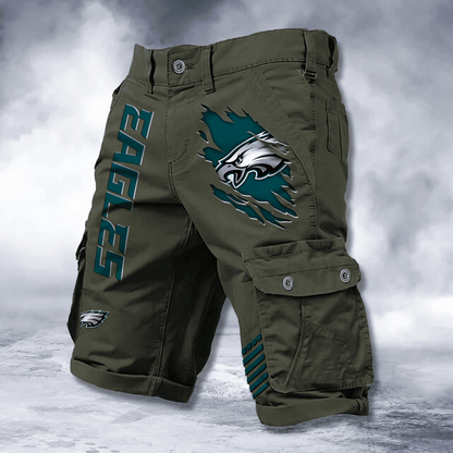 PHI x NFL Cotton Cargo Shorts DATND TANTD 2705