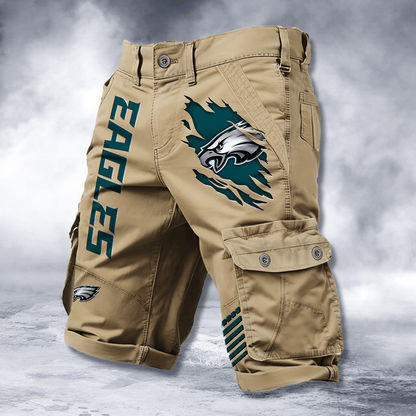 PHI x NFL Cotton Cargo Shorts DATND TANTD 2705