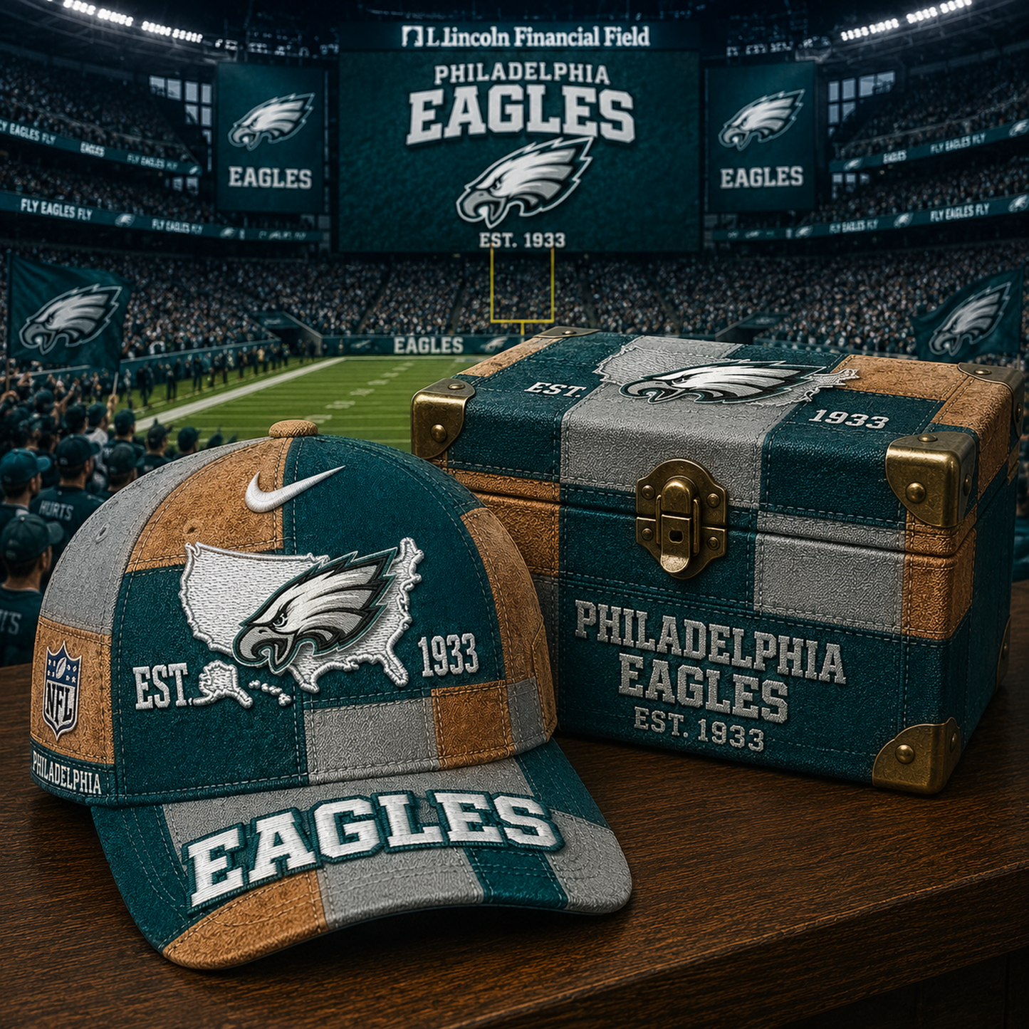 PHI x NFL Premium Heritage Game Day Classic Cap 1505 DatND DVT