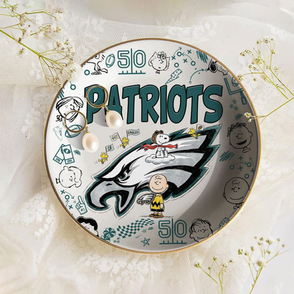 PHI x NFL Premium NFL Snoopy Jewelry Dish 0406 DatND DVT
