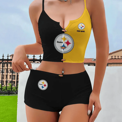 PIT x NFL Summer Full Set Woman Lingerie DATND TANTD
