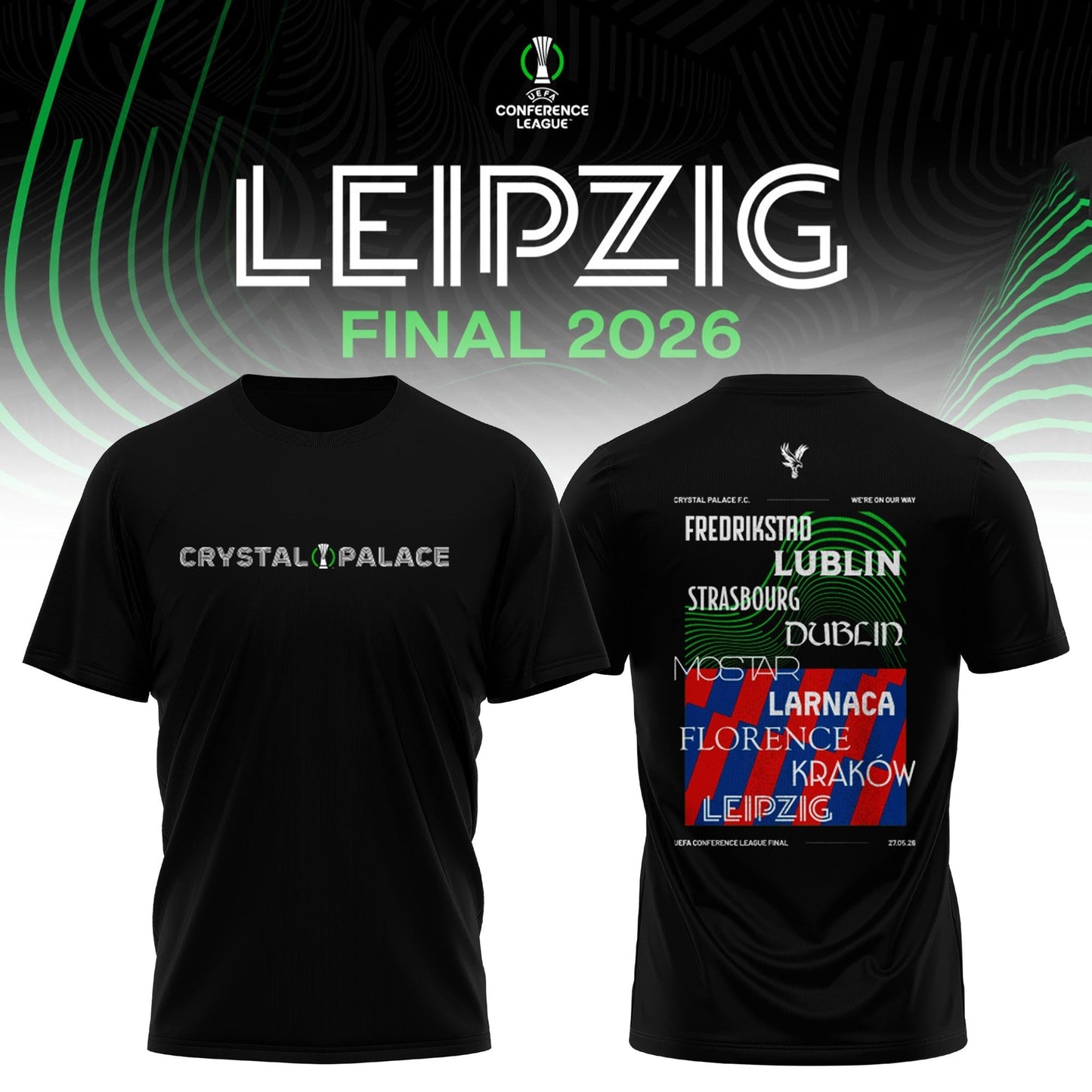 PREMIUM CRY X THANK FOR MEMORIES  UEFA Conference League Winners Shirt  V04 NDT LVH 280526