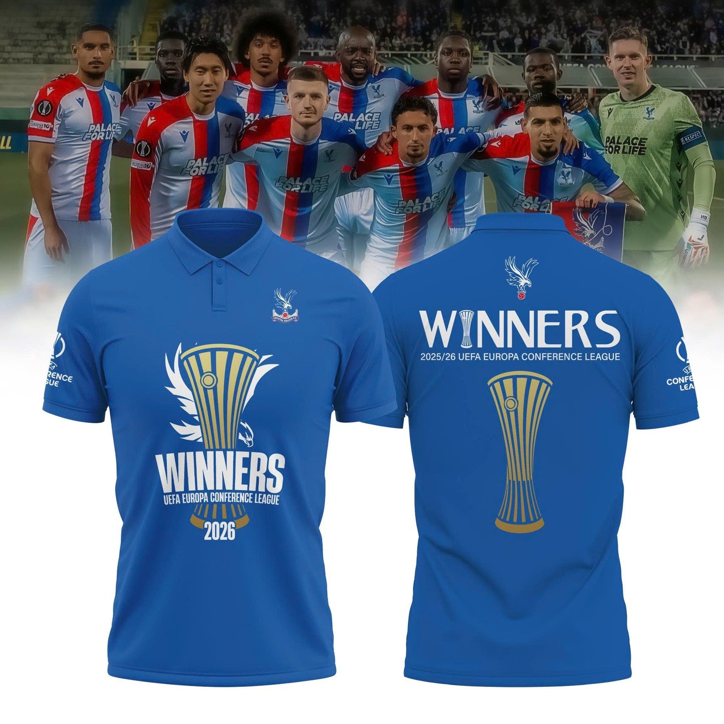 PREMIUM CRY X THANK FOR MEMORIES  UEFA Conference League Winners Shirt  V06 NDT LVH 280526
