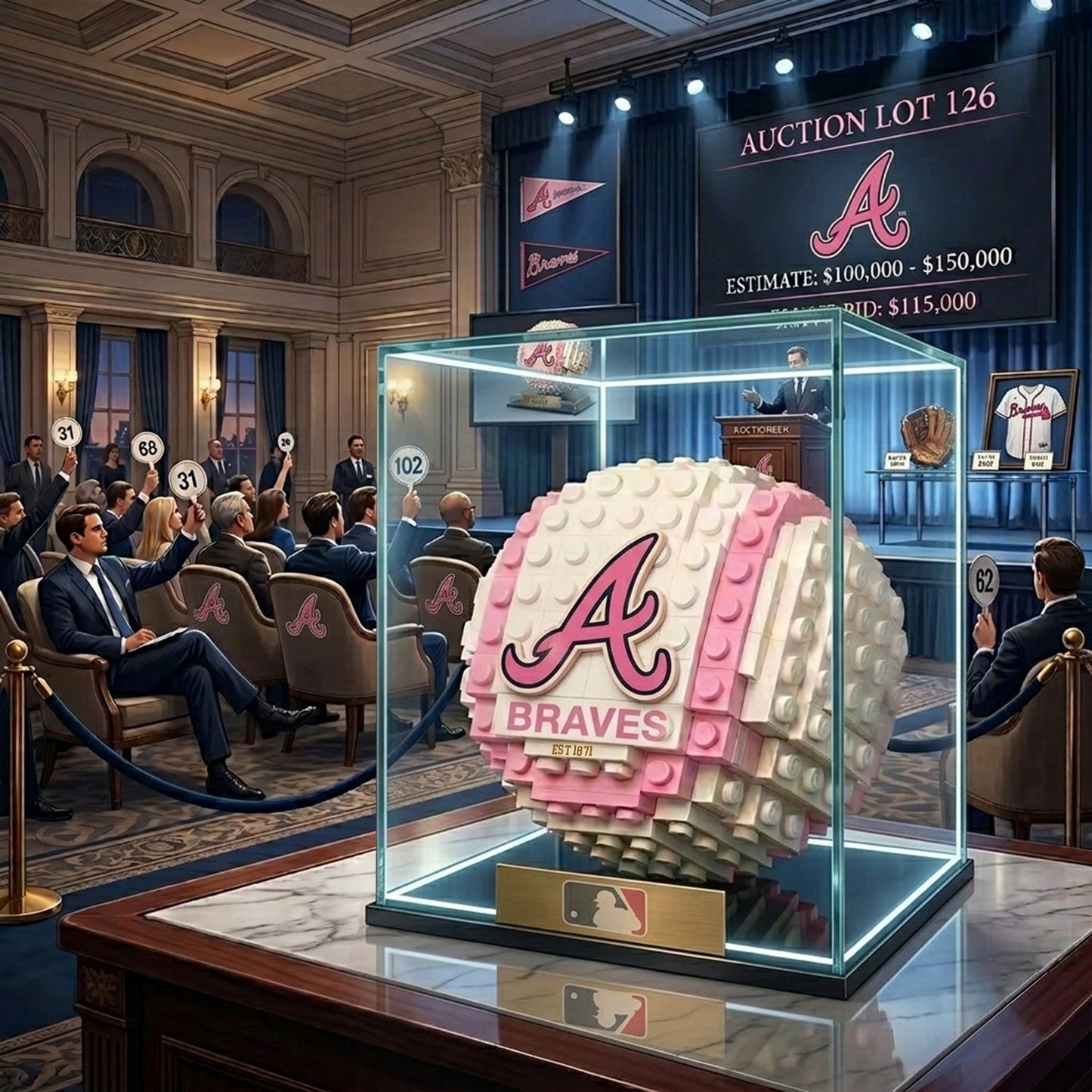 PREMIUM MLB ALL TEAM ANNIVERSARY 126TH The Heritage Masterpiece Brick Collection NDT NHM 280326