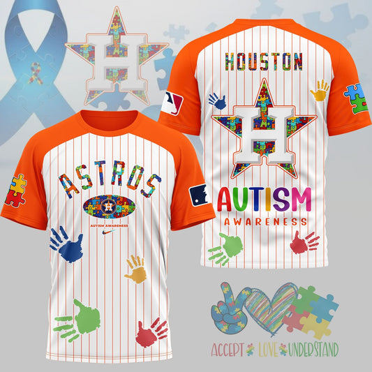 PREMIUM MLB X HA Autism Support 3D Shirt Limited Editions NDT NHM 080426