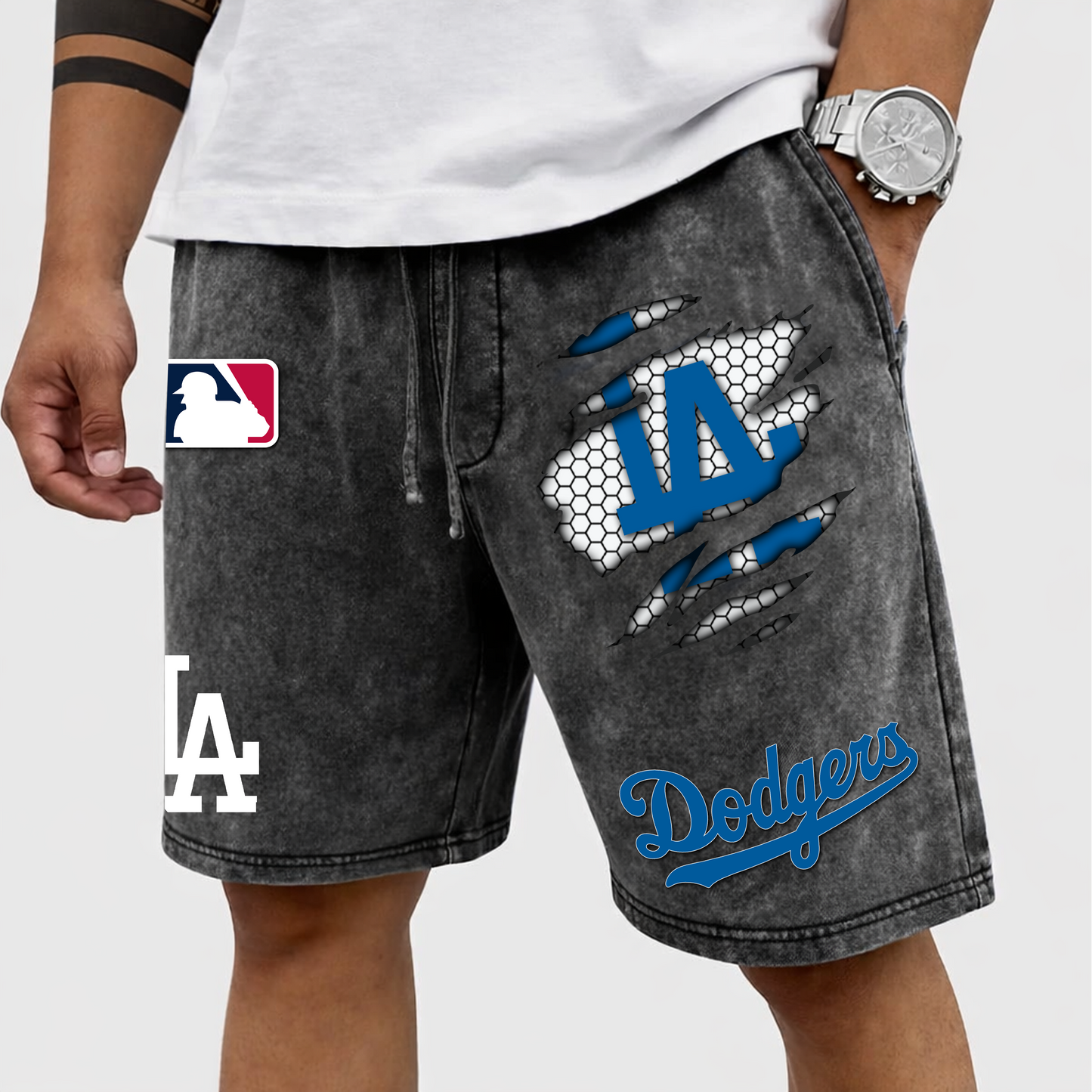 PREMIUM MLB X LA WASH SHORT FOR SUMMERS HOLIDAY NDT VHM 080426