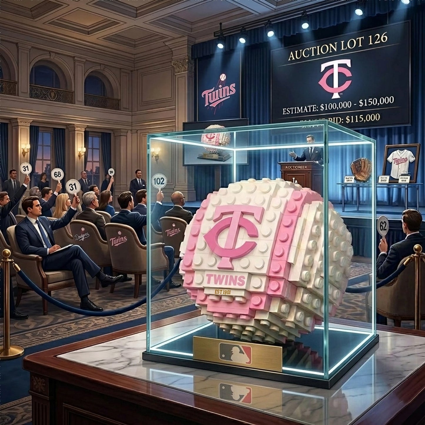 PREMIUM MLB ALL TEAM ANNIVERSARY 126TH The Heritage Masterpiece Brick Collection NDT NHM 280326