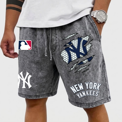PREMIUM MLB X NYY WASH SHORT FOR SUMMERS HOLIDAY NDT VHM 080426