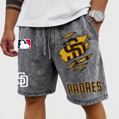 PREMIUM MLB X SDP WASH SHORT FOR SUMMERS HOLIDAY NDT VHM 080426