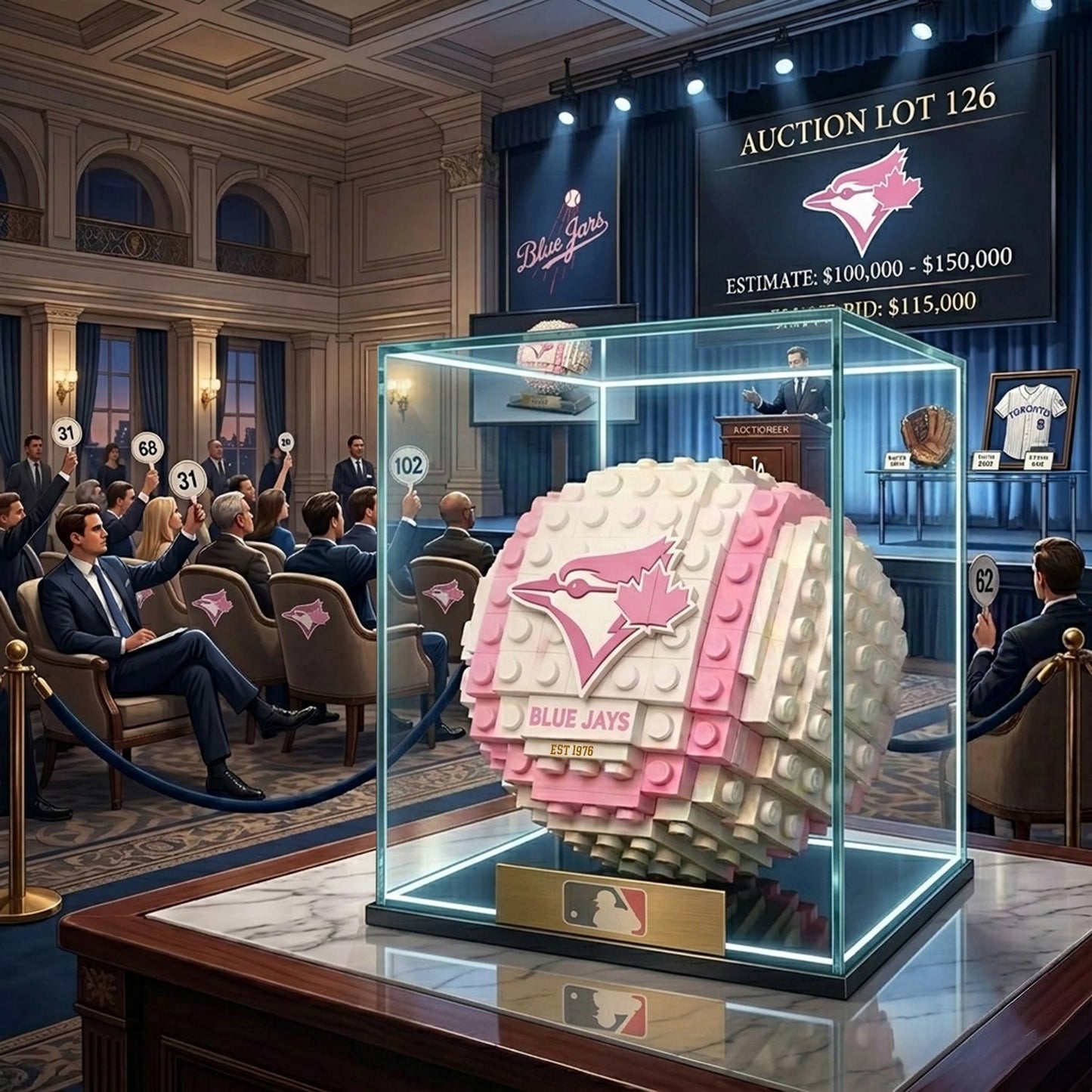PREMIUM MLB ALL TEAM ANNIVERSARY 126TH The Heritage Masterpiece Brick Collection NDT NHM 280326
