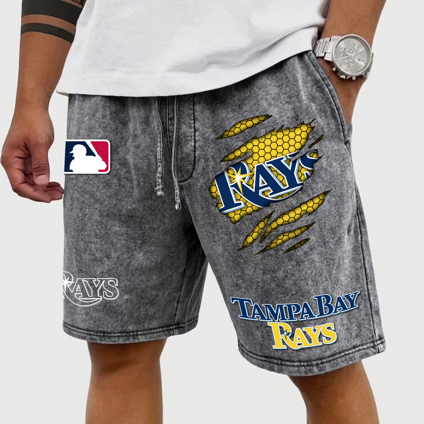 PREMIUM MLB X TBR WASH SHORT FOR SUMMERS HOLIDAY NDT VHM 080426