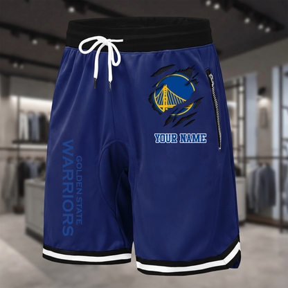PREMIUM NBA X GSW Summer Fitness Breathable Basketball Shorts  NDT NTN 300526
