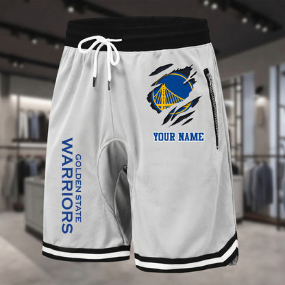 PREMIUM NBA X GSW Summer Fitness Breathable Basketball Shorts  NDT NTN 300526