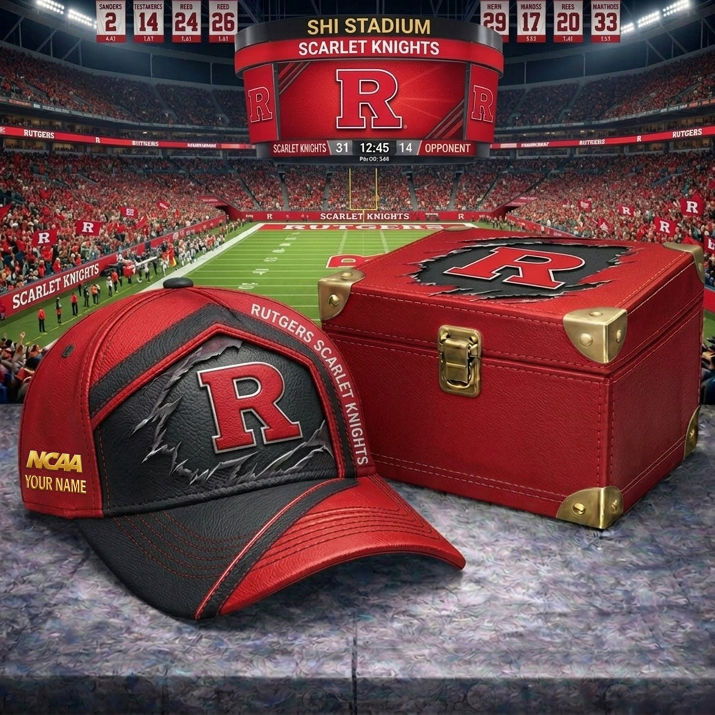 PREMIUM NCAA X RSK CRACK CUSTOME HAT V3 NDT NHM 020626