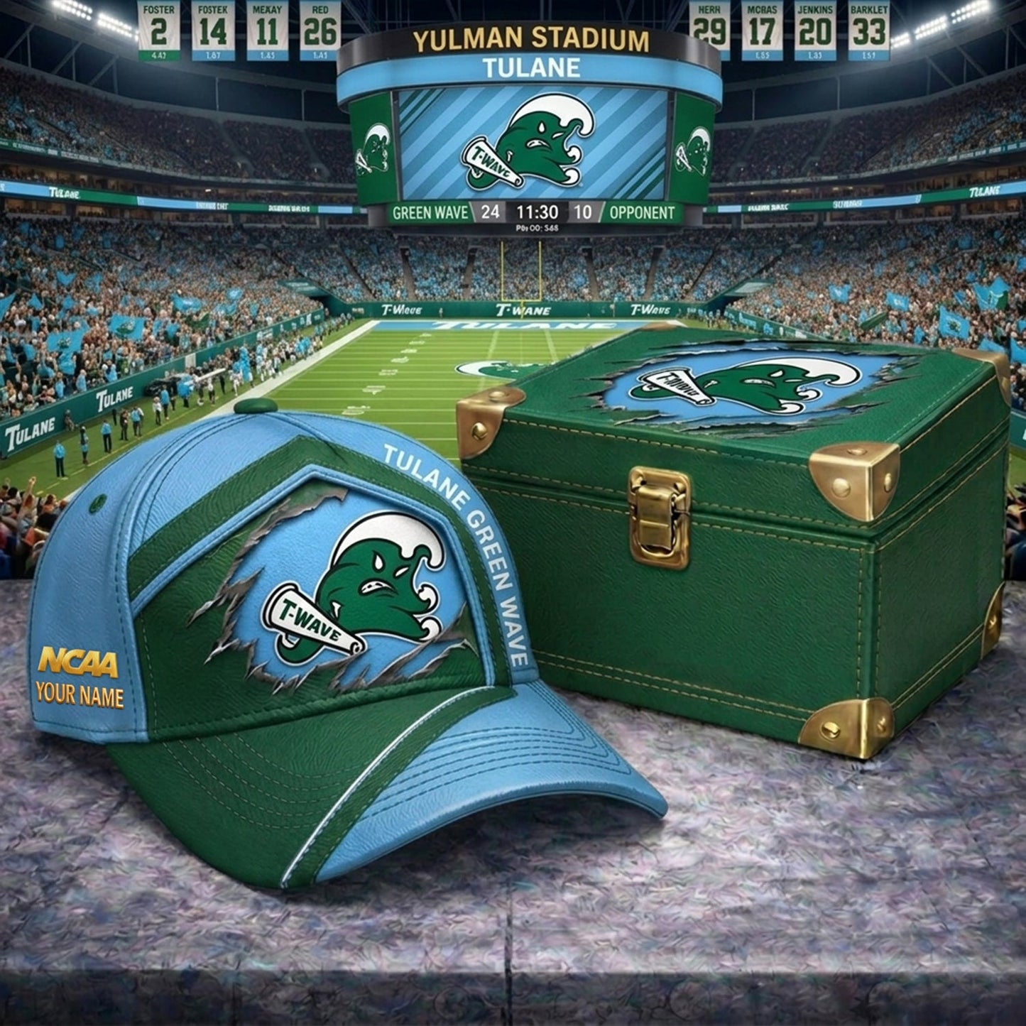 PREMIUM NCAA X TGW CRACK CUSTOME HAT V3 NDT NHM 020626