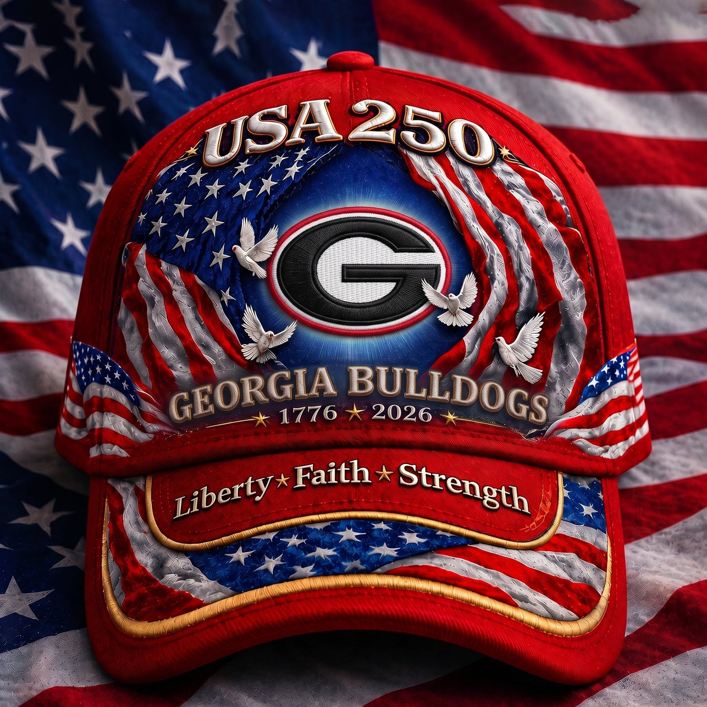 PREMIUM NCAA  x GB 250 Years Anniversary Of Freedom Cap   290626