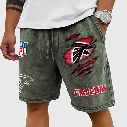 PREMIUM NFL X ATL CRACK SHORTS PANT FOR SUMMER HOLIDAY 130426 NDT NHM