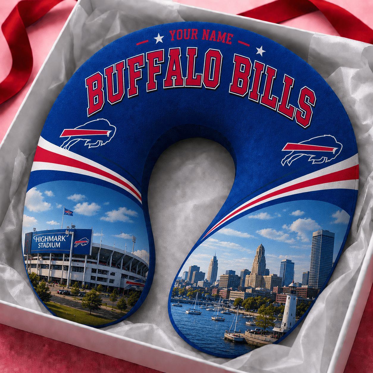 PREMIUM NFL  X BB Special New Neck Pillow Custom  Name  100626