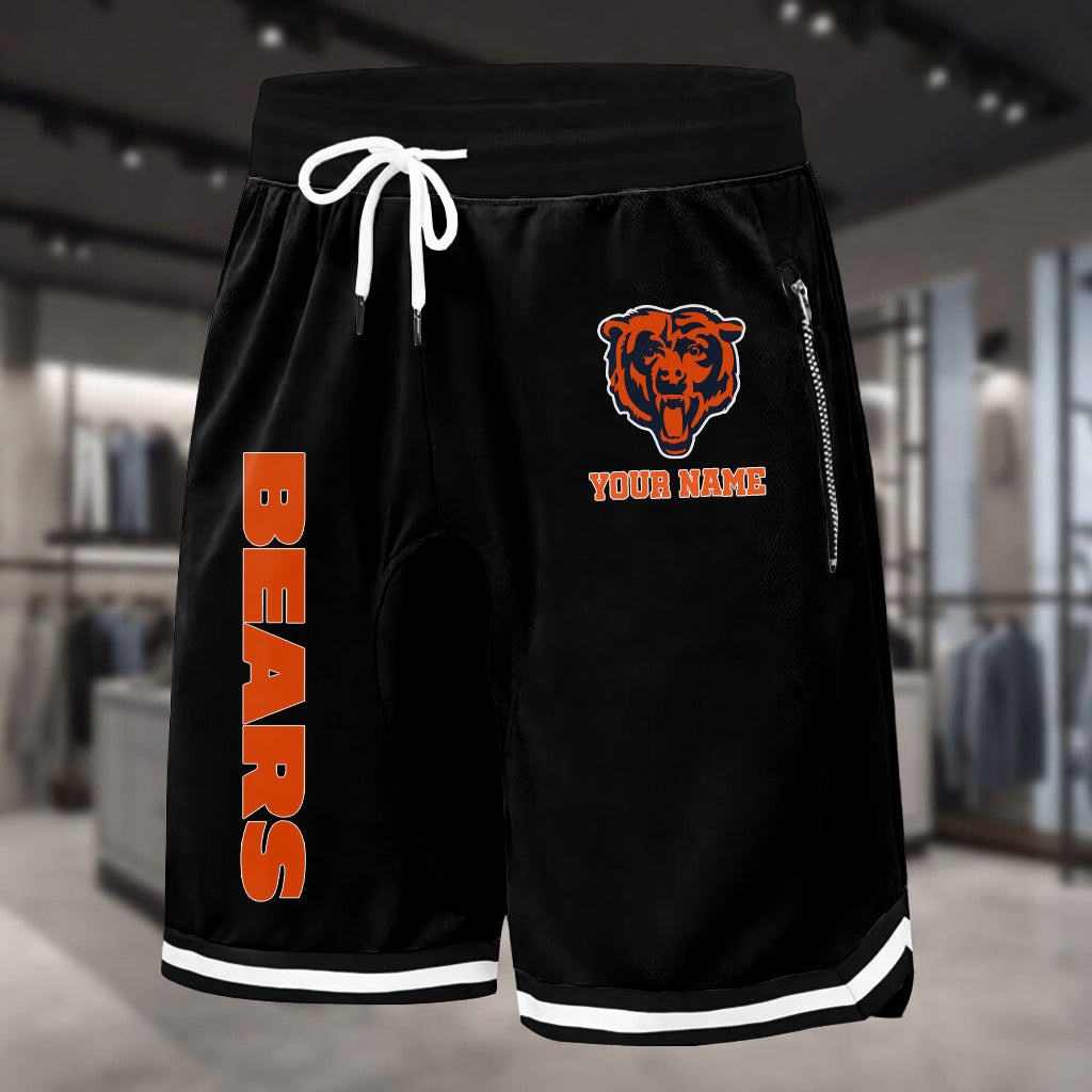 PREMIUM NFL X CHI Summer Fitness Breathable Basketball Shorts NDT LVH 230426