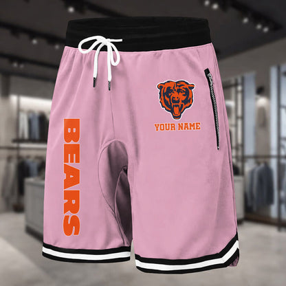 PREMIUM NFL X CHI Summer Fitness Breathable Basketball Shorts NDT LVH 230426