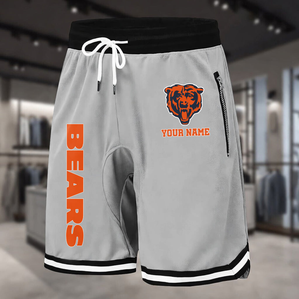 PREMIUM NFL X CHI Summer Fitness Breathable Basketball Shorts NDT LVH 230426