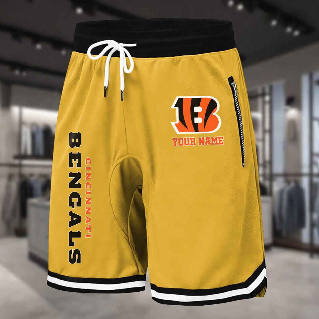 PREMIUM NFL X CIN Summer Fitness Breathable Basketball Shorts NDT LVH 60426
