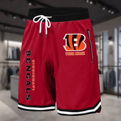 PREMIUM NFL X CIN Summer Fitness Breathable Basketball Shorts NDT LVH 230426