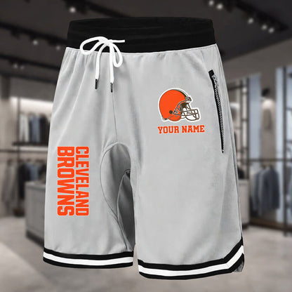 PREMIUM NFL X CLE Summer Fitness Breathable Basketball Shorts NDT LVH 60426