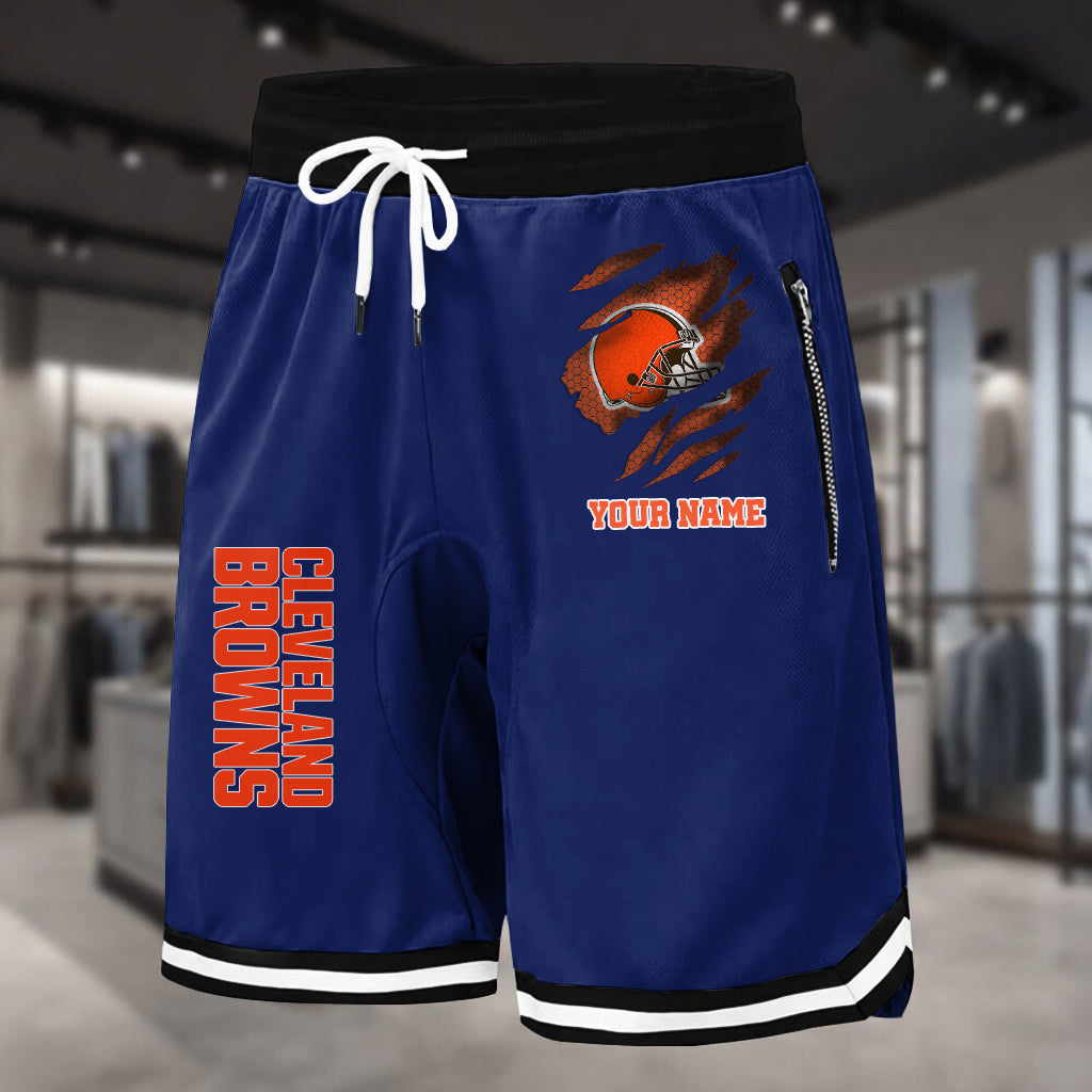PREMIUM NFL X CLE Summer Fitness Breathable Basketball Shorts v2 NDT LVH 230426