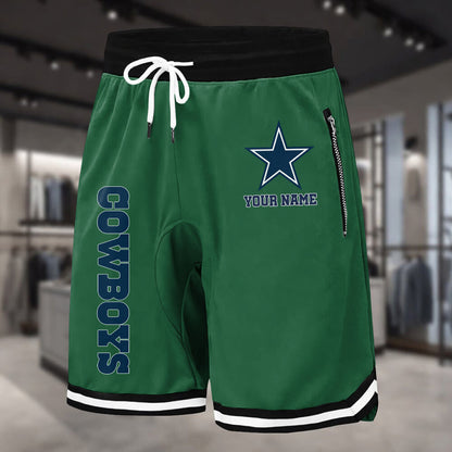 PREMIUM NFL X DAL Summer Fitness Breathable Basketball Shorts NDT LVH 230426