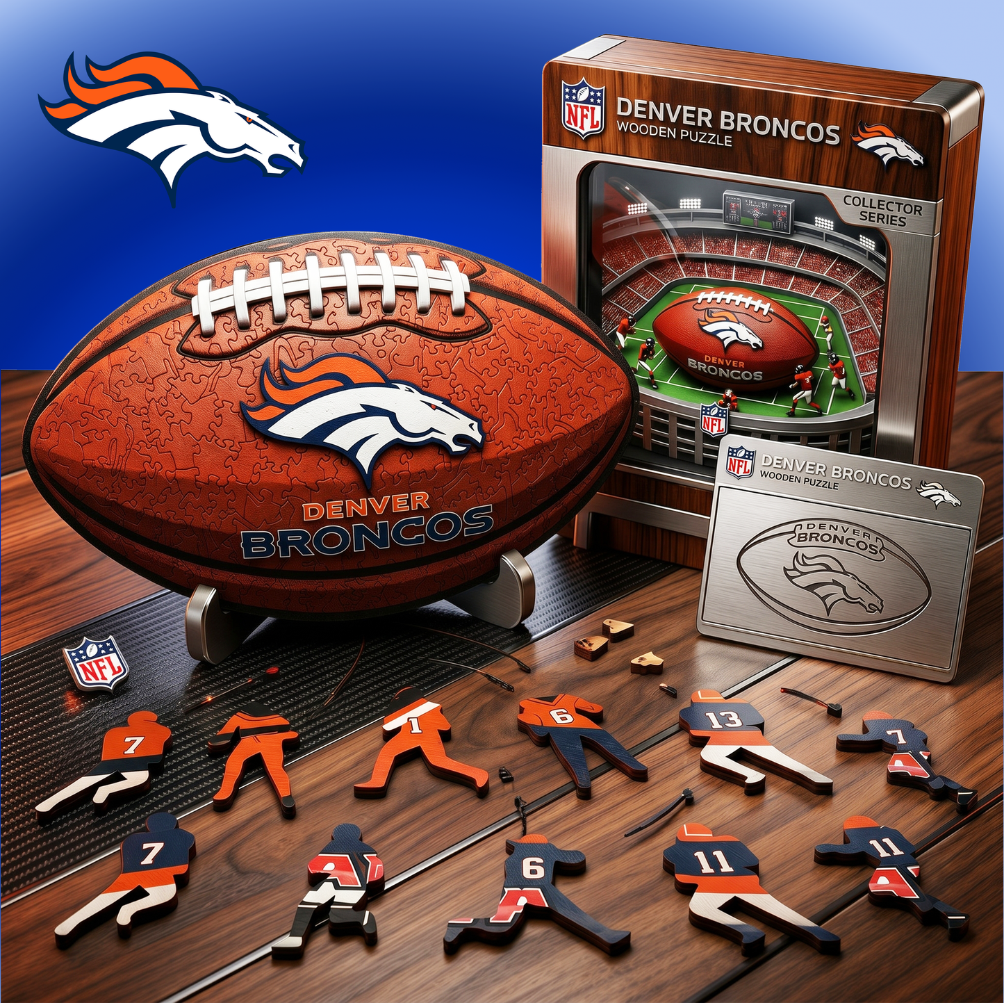 PREMIUM NFL X DB 3D Platinum Wooden Puzzle  Gift For Fan Limited Editions NDT VHM 030626